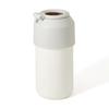 Francfranc White PET Bottle Holder, Fits 500-650ml Bottles, Double-Layer Vacuum Insulation, Keeps Hot or Cold, Bottle-in-Bottle Cooler