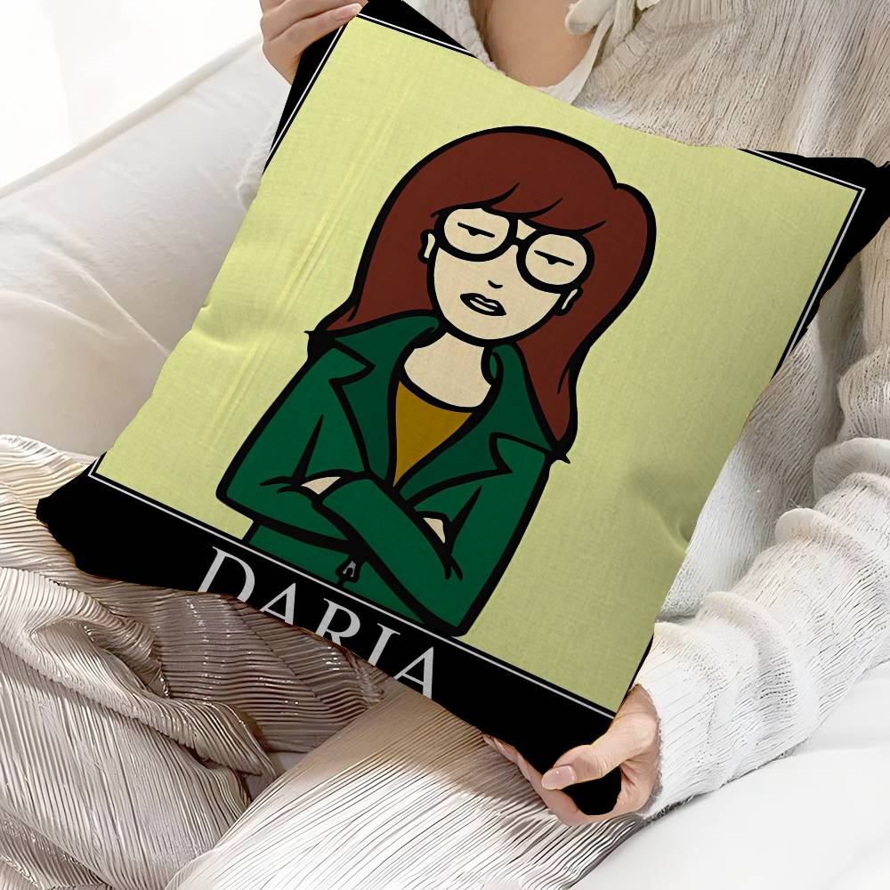 Anime D-Daria Pillow Cover Sofa Cushion Cover Home Room Decoration Children Gift