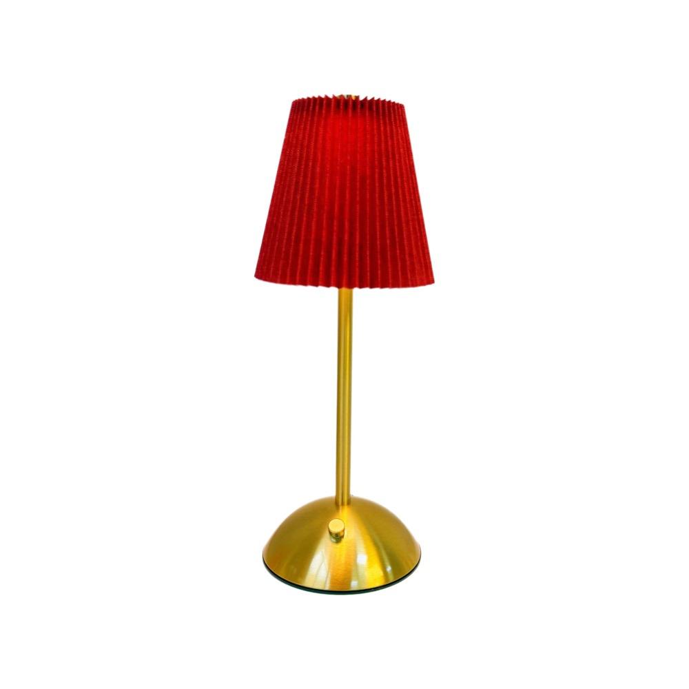 Pastoral Style Touch Bedside Lamp Metal Base Bedside Ambient Light LED Night Light Restaurant Style 5