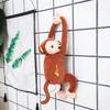 Cute Plush Monkey Hanging Tissue Boxes Animal Napkin Tissue Paper Boxes Holder for Car Home Garden Kitchen Storage