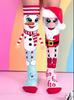 3D Cartoon Girl Knee-High Socks - Free Size for Kids