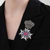 Antique Martial Enthusiast Badge Historical Value Collectible Emblem Badge Metal Pin for Clothes Decoration