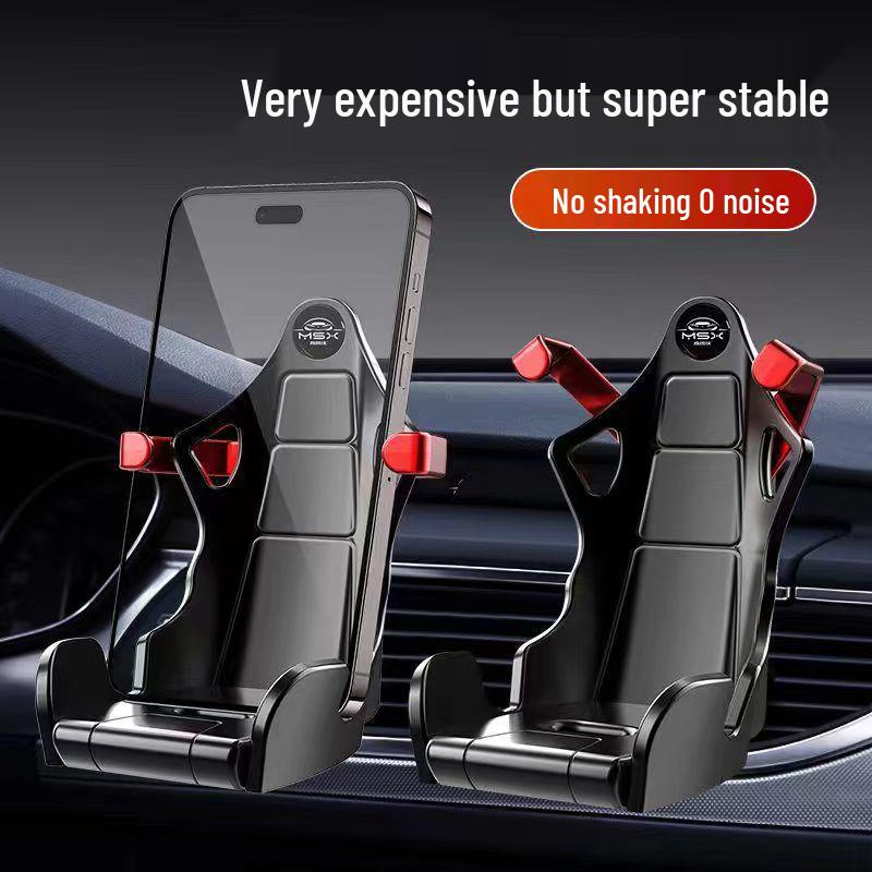 Best-Selling Car Racing Seat Phone Holder - Stable Air Vent Clip Navigation Bracket