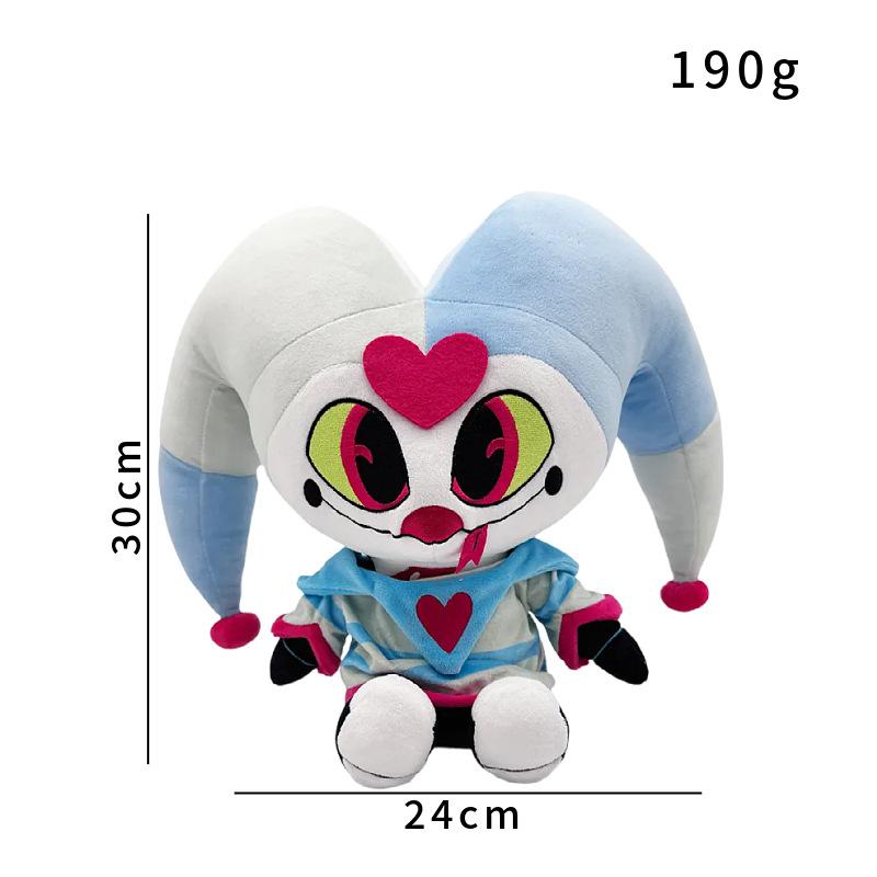 New Helluva Boss Plush Toy Anime Blitzo Stickie Stolas Tex Fizzarolli Cartoon Peluche Doll Soft Stuffed Fans Friend Present