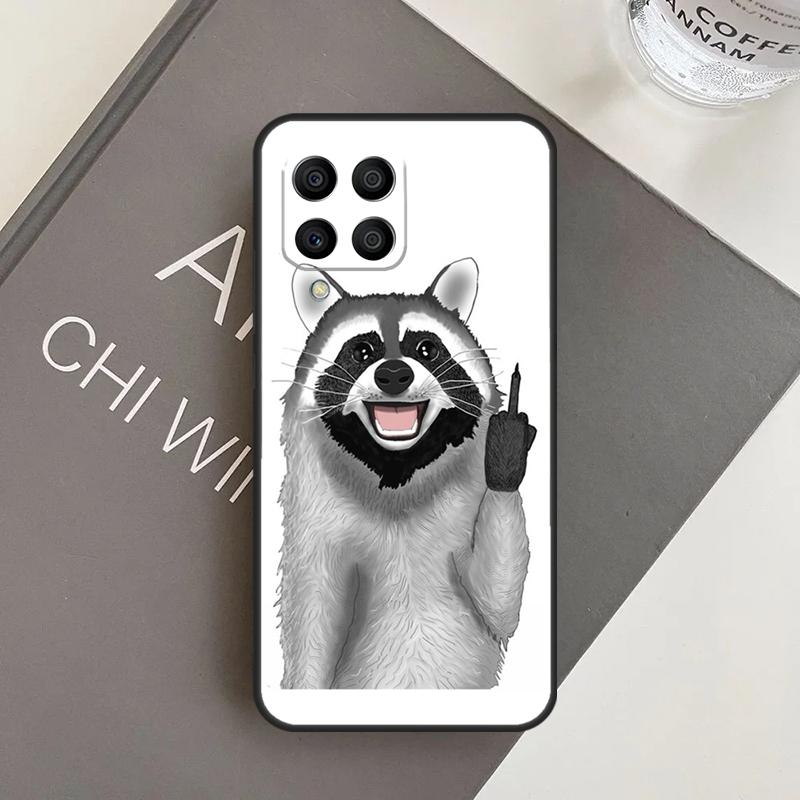 Cartoon Raccoon Kawaii Case For Samsung Galaxy M20 M32 M52 M56 M06 M16 M36 M54 M34 M14 M35 M55 M15 M11 M31 M13 M53