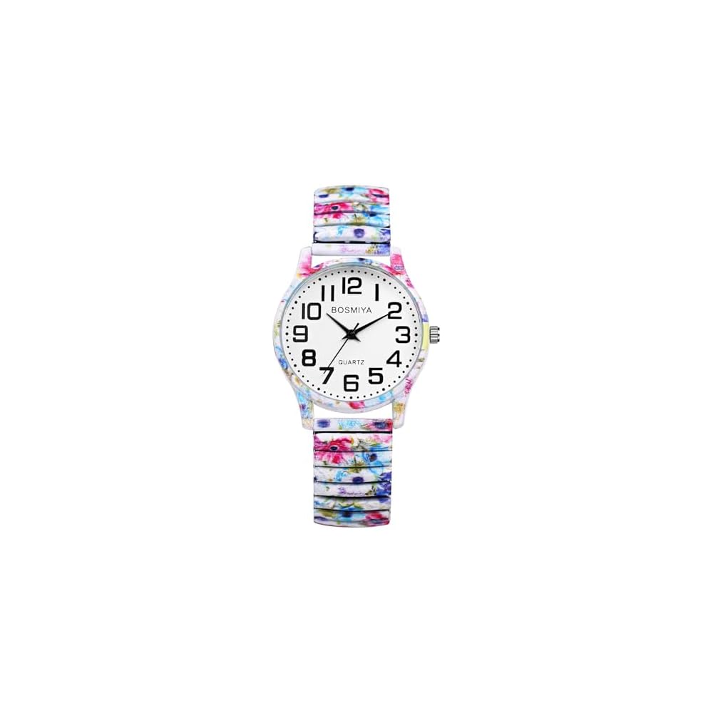 Cute Floral Antique Women s Analog Watch Waterproof Stainless Steel Band Fashion Timepiece