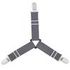 Tri-Head Bed Sheet Fasteners: Anti-Slip Elastic Clips & Fixing Buckles
