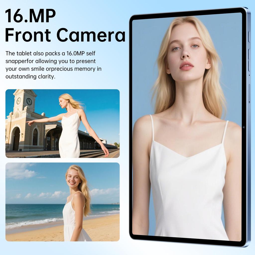 Pro 13 Cross-Border 10.1" Android Tablet, Octa-Core, 16GB+1TB, 4G Compatible