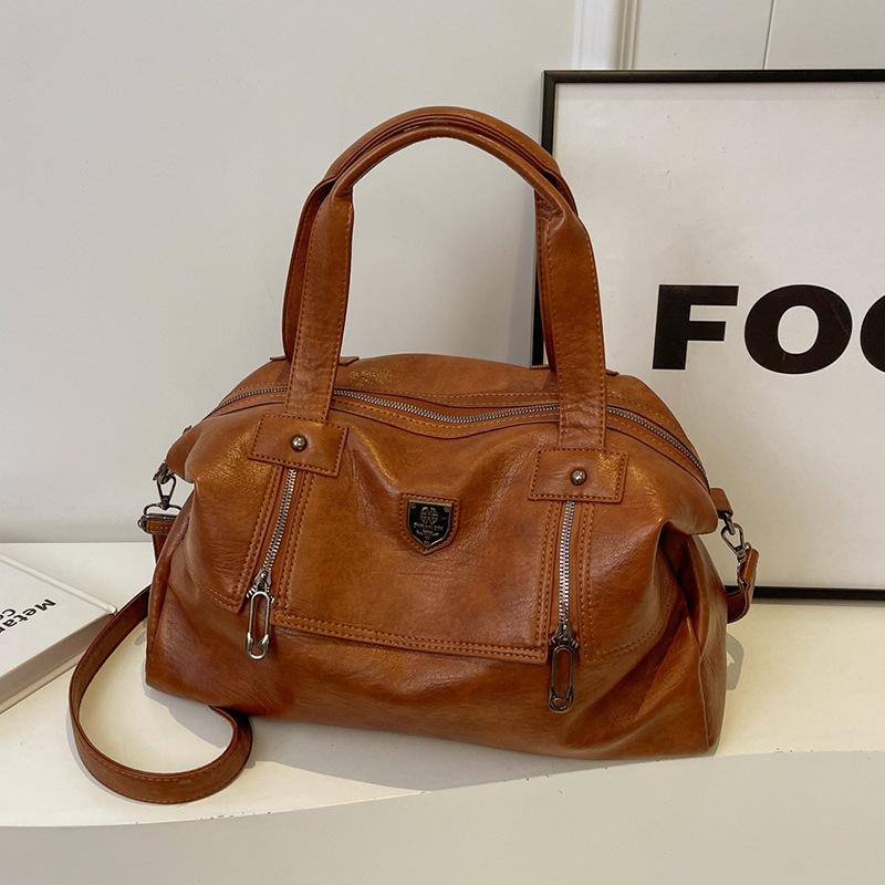 Geantă retro pentru femei, geantă de navetă de mare capacitate pentru femei, geantă messenger de umăr pentru femei, geantă de mână pentru femei