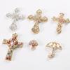 Cross Rhinestone Gem DIY Phone Case Accessories - Alloy Material