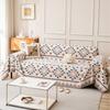 Bohemian Style Sofa Cover Slipcovers Decorative Throw Blanket with Non Slip Padding