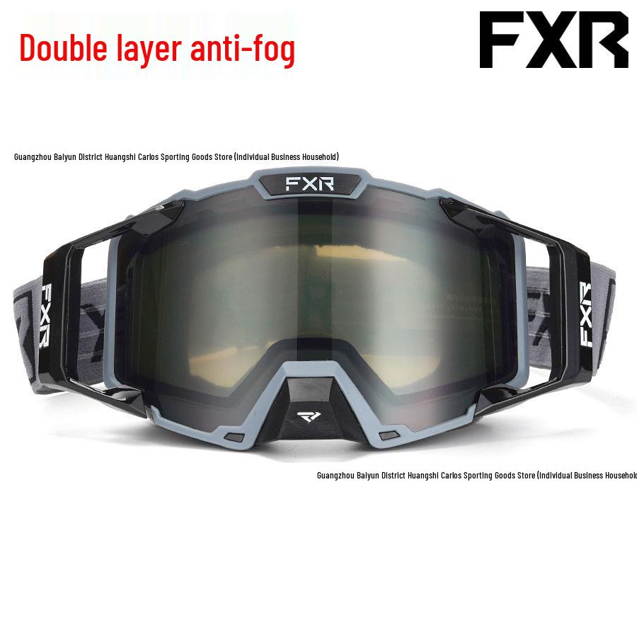 Neue FXR Doppelschicht-Anti-Fog-Brille für Offroad, Mountainbiking und Skifahren.