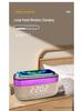 Multi-functional Wireless Charger & Bluetooth Speaker with Digital Clock
