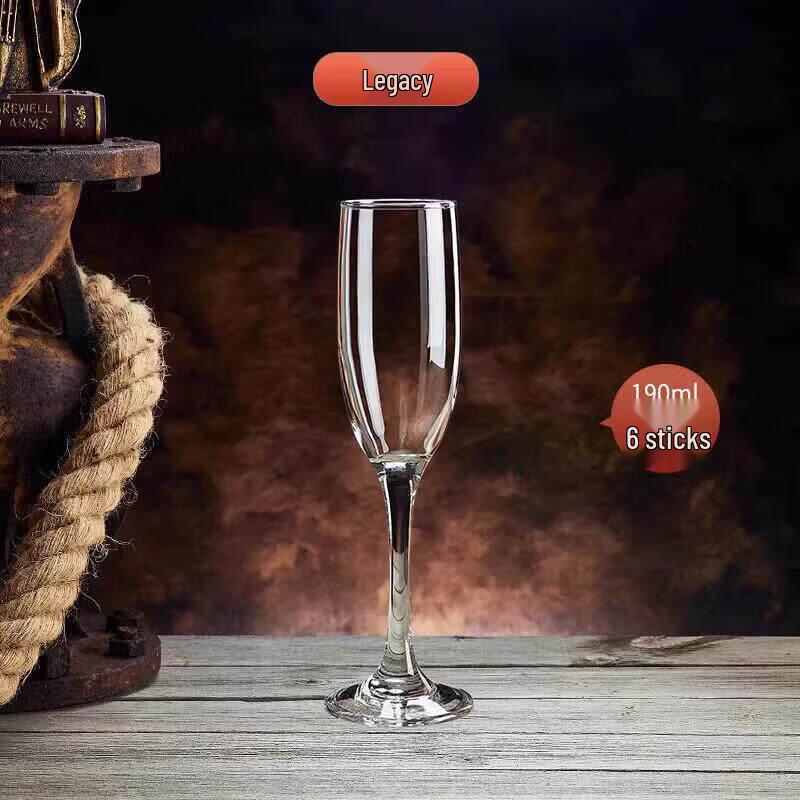 Star European Crystal Champagne Glass Set