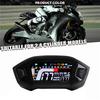 A64P-Universal Motorcycle LCD Digital Speedometer 13000RPM Backlight Digital Odemeter Tachometer For 1,2,4 Cylinder