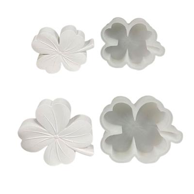 Four Leaf Candle Molds Four Leaf Candle Molds for DIY Candle Soap Craft Home Decorations Christmas Gift