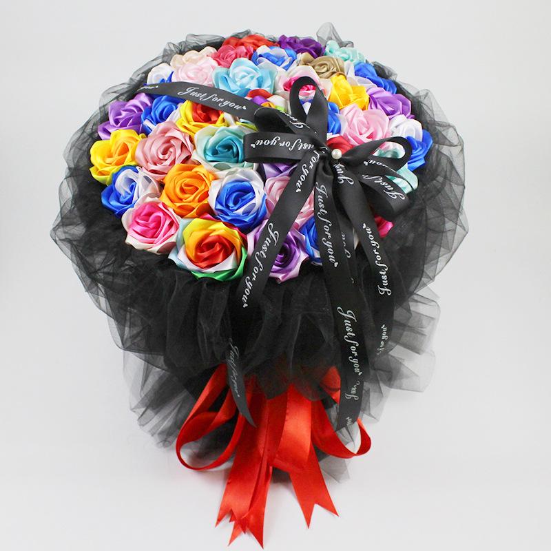 4cm Handmade Rose Ribbon for Chair Backs, Cake Boxes, and Gift Packaging