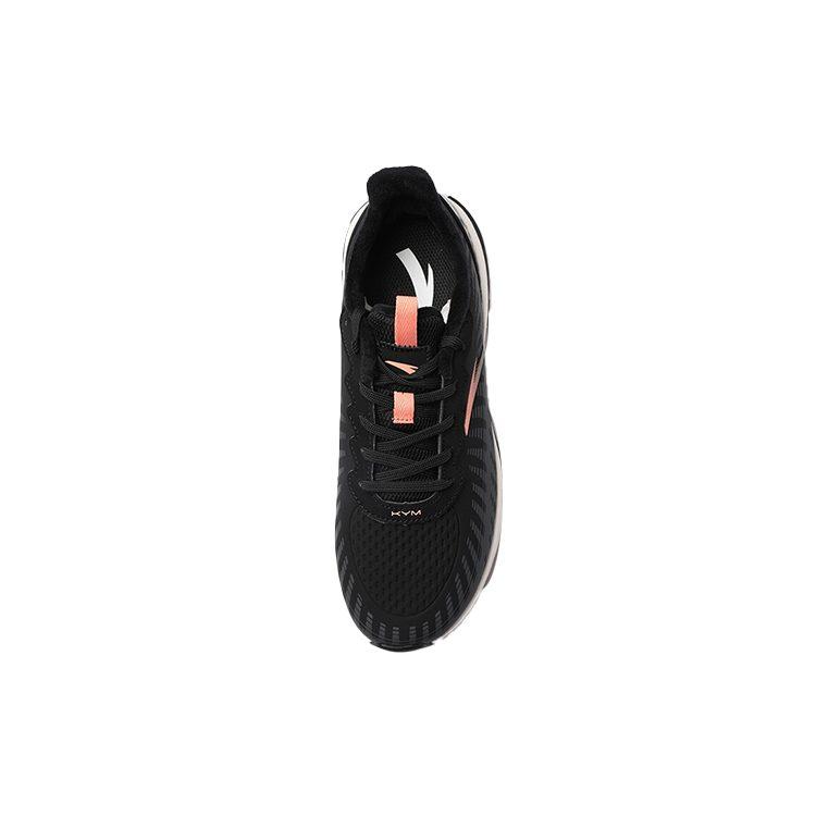ANTA Running Shoes Women's Low Top Black Castle Gray Beauty Red 122045522-7