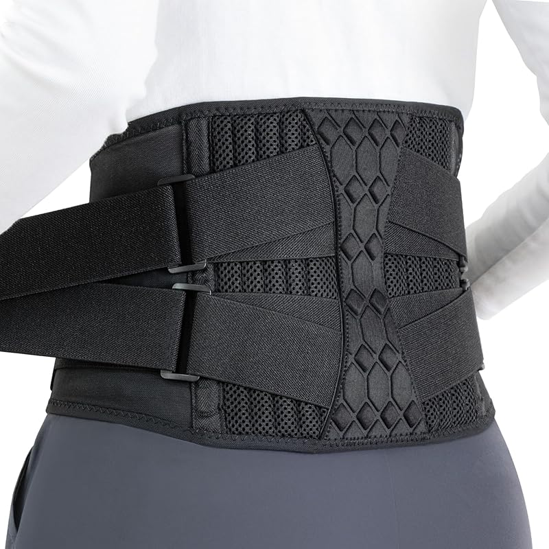 

waist supporter Strong fixed support [Carefully recommended by chiropractors] waist belt corset mesh ventilation Double pressure type sports For work