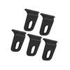 5pcs Black RV Camper Caravan Awnning Hook Clothes Rack Hanger Holder