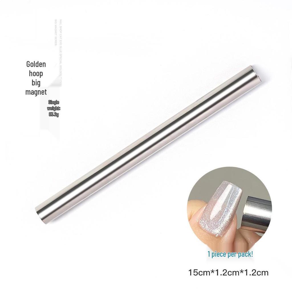 Golden Cudgel Double-Headed Nail Art Magnet for Cat Eye Gel Polish