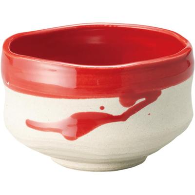 Matcha Bowl Matcha Bowl X Selenium Red Style Matcha Bowl Tea Ceremony Matcha Bowl Pottery Mino Ware Made In Japan Ale-net 12.6 H8.2cm