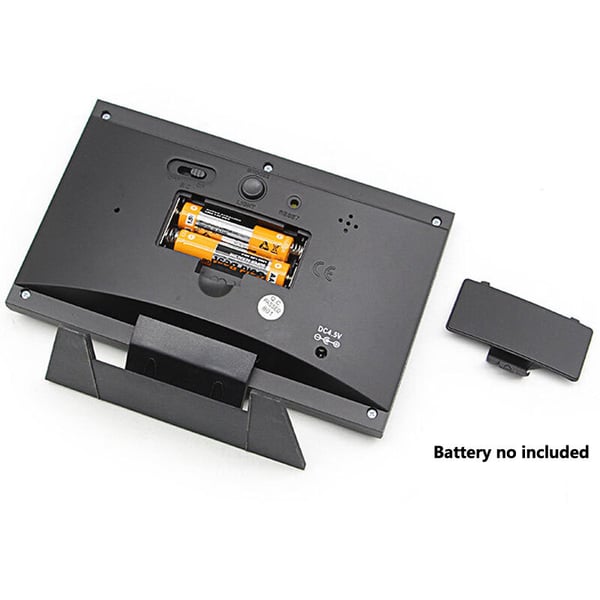 Multifunction Digital Weather Station Thermometer Hygrometer Colorful Temperature Humidity Clock Alarm Calendar Weather Forecast