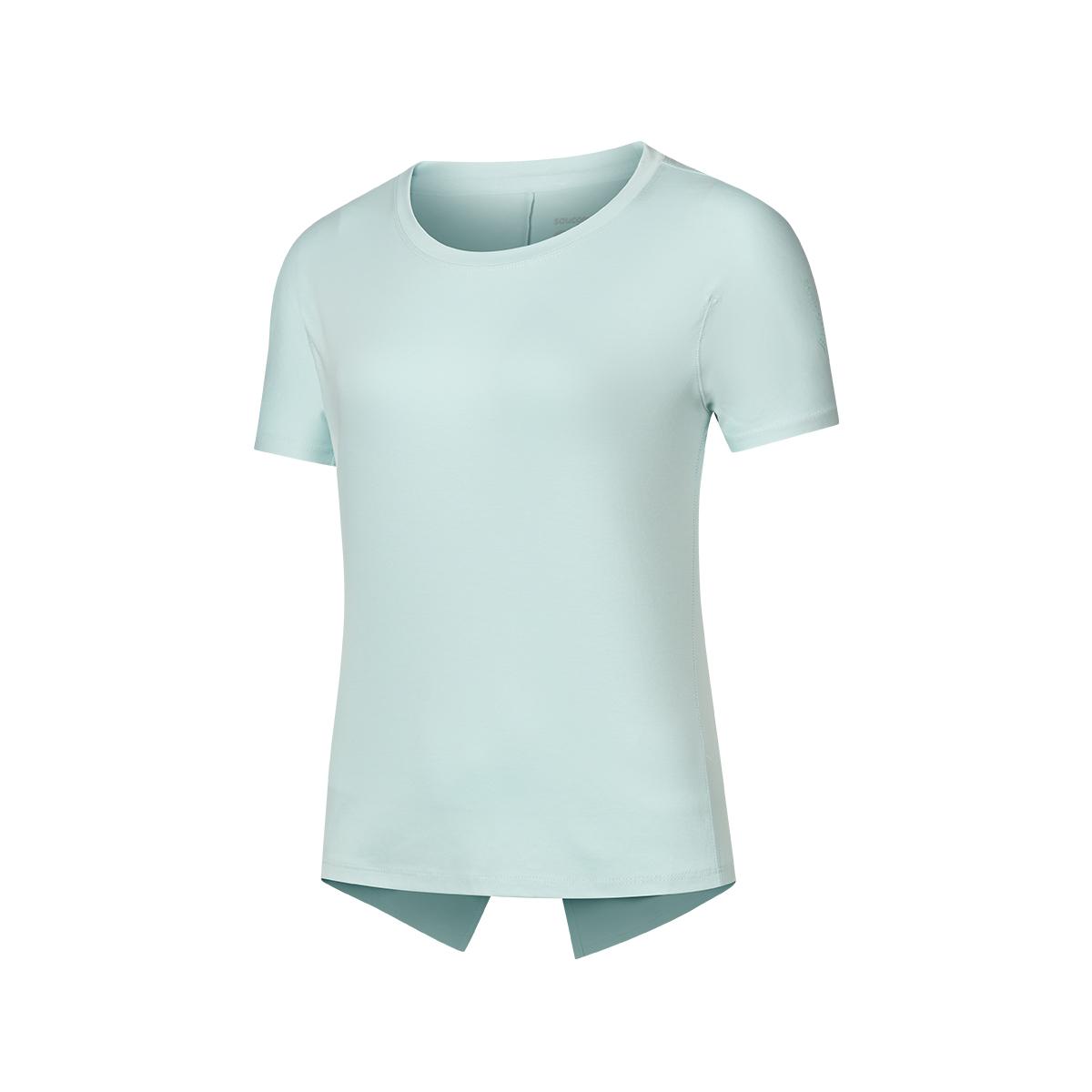 

SAUCONY Серия Городской Стиль Вязаный Пуловер Простая Футболка с Коротким Рукавом Женские Топы SO1259ST31L-GE185 XL