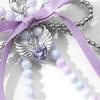 Lovely Ribbon Beads Bowknot Keychain Fashion Statement Key Holder Stylish Purse Embellishment for Various Occasion