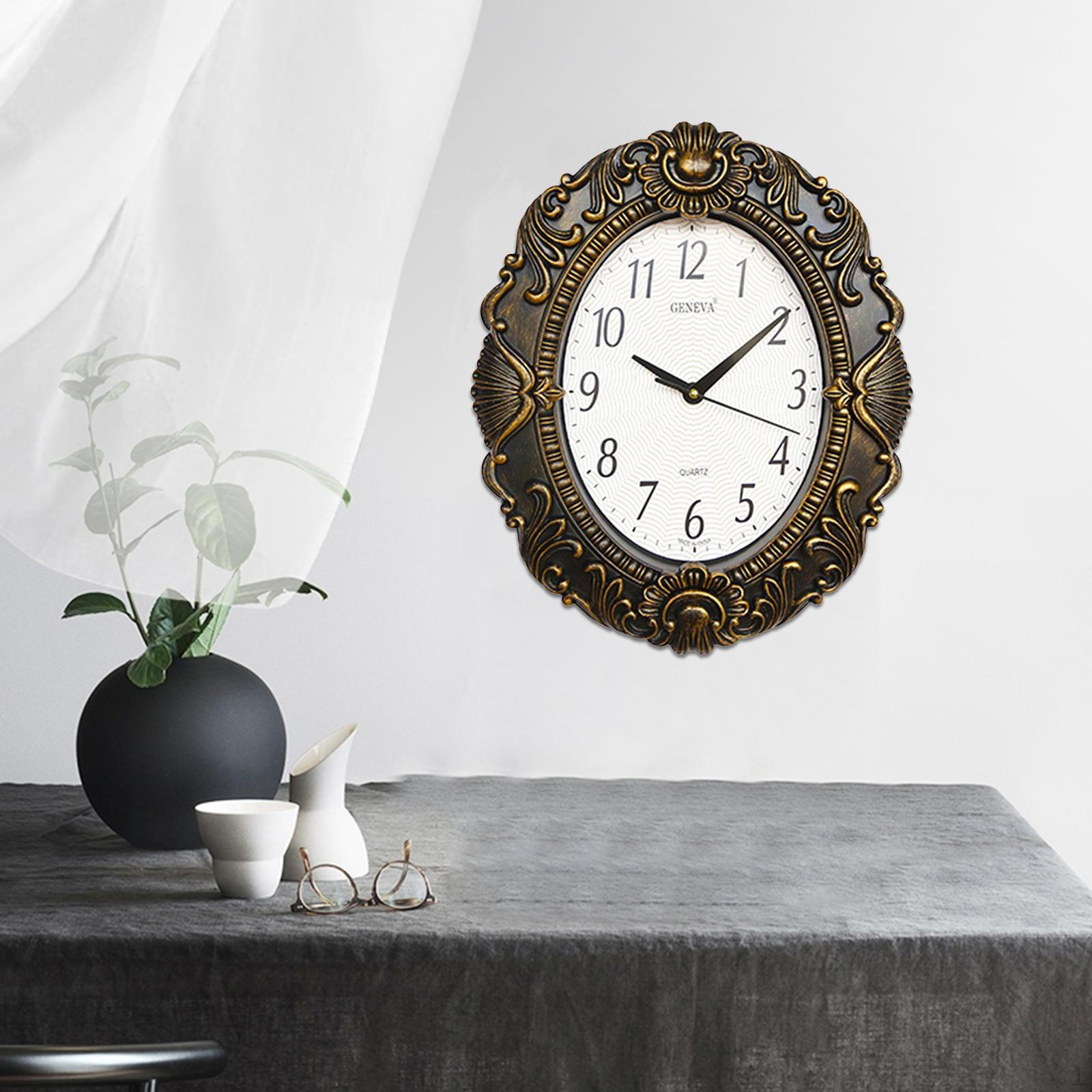 14-дюймовые часы, Бесшумные для дома, Часы, Часы, Часы для гостиной Black Gold
