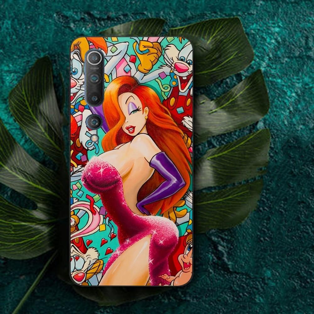 

Jessica Rabbit Sexy Phone Case For Redmi Note 4 X 5 A 6 7 8 T 9 9S 10 11 11S 11Epro Poco M3 Pro Redmi Note10t 5G