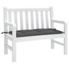 VidaXL Garden Bench Cushion, Bench Cover with String Ties, Waterproof Outdoor Cushion, Anthracite 361564