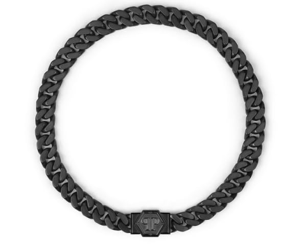 

Philipp Plein Jewelry Ожерелье HEXAGON PP LOGO в титаново-сером цвете 55 Серый Нержавеющая сталь Мужское (PJ7AA02NL) Браслет-гоурмет, см, Сталь. [Использовал] серый