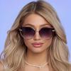 1pcs 3pcs Fashion Women Large Frame Gradient Sunglasses Square UV400 Designer Shades Eyewear Outdoor