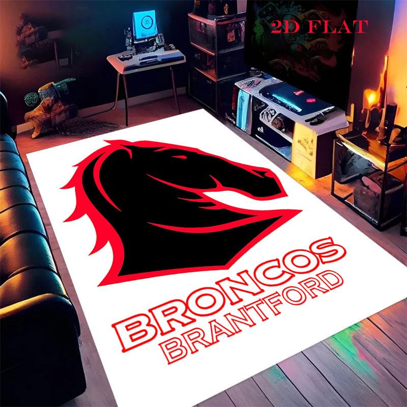 Brisbane Warriors Carpet Rug for Living Room Bedroom Home Sofa Decoration,Kids play Nonslip Floor Mat
