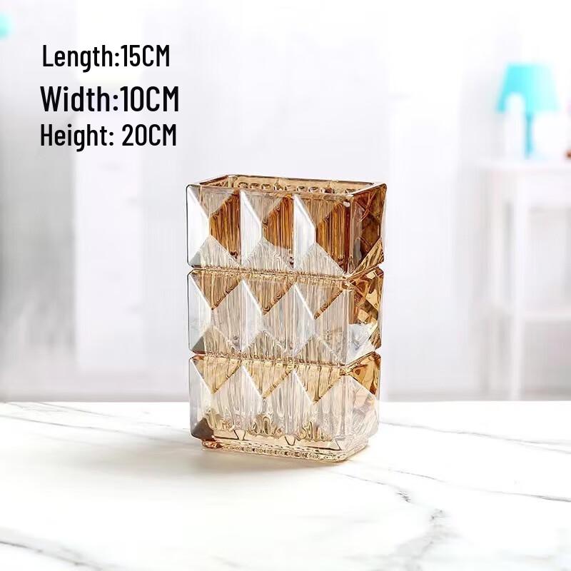 

Beiduo Yang Amber Glass Flower Vase
