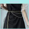 Elegante Koreanische Stil Damen Metall Taille Kette Für Kleider Und Anzüge In Schwarz Und Weiß