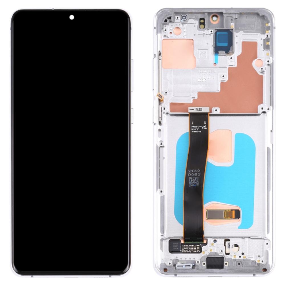 For Samsung Galaxy S20 Ultra 5G G988 Grade C OLED Screen and Digitizer Assembly+Frame (Without Logo)