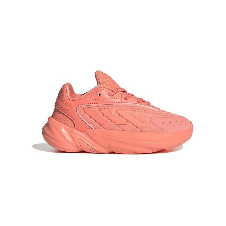 Adidas Originals Ozelia Slip Resistant Anti Kick Low top Toddler Shoes Orange Infant And Toddler HQ1618