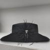 Summer Elegant Top Hat Grass Hat Versatile Pearl New Fashion Sunscreen and Sunshade Hat Flower Hat Beach