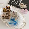 Stylish Cats Acetate Hair Claw Clip Unique Designs Women's Hair Accessory for Daily Outings and Casual Gatherings