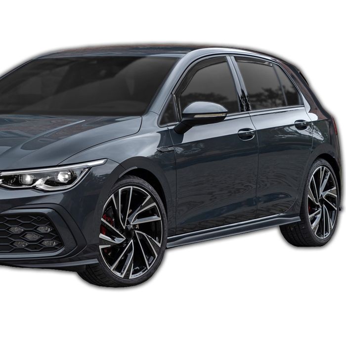 Déflecteurs d'air - SCOUTT - Volkswagen Golf 8 - Fumé - Acrylique renforcé - Installation facile