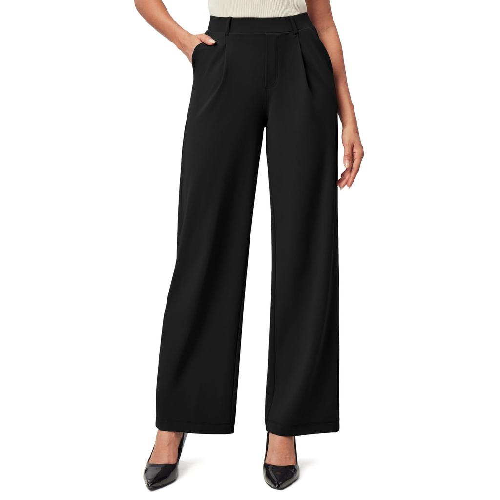 Fashionable Women's Stretch Pants, Work, Business, Casual Pants With Pockets, Western- Pants