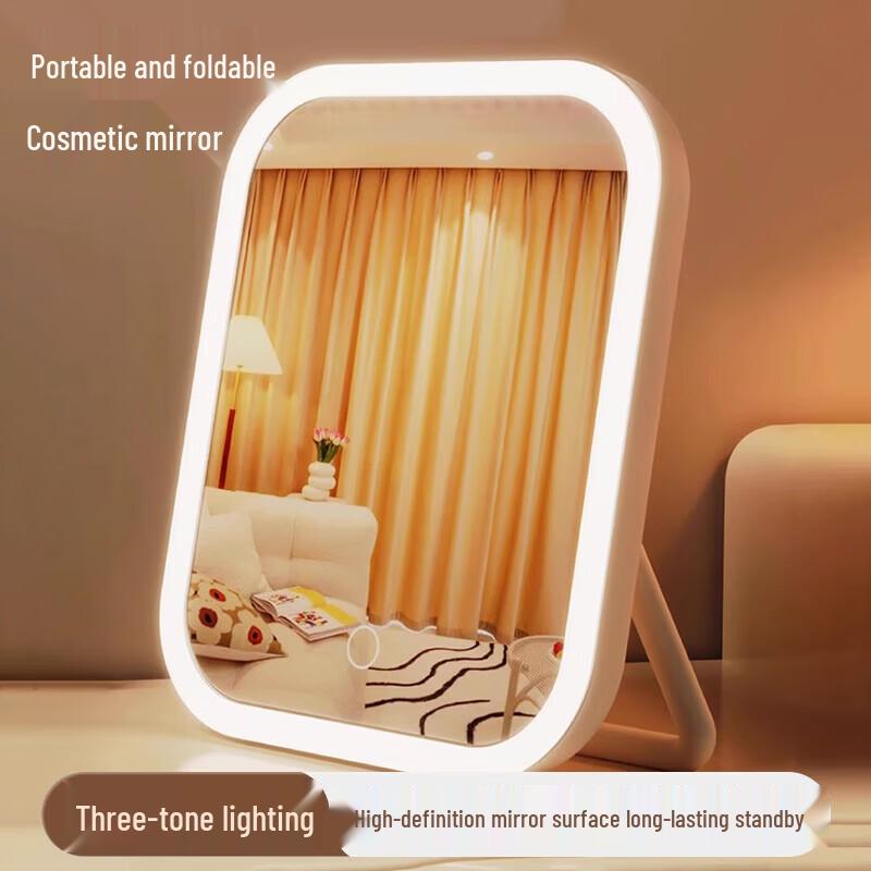 SPACEXPERT LED Folding Portable Makeup Mirror