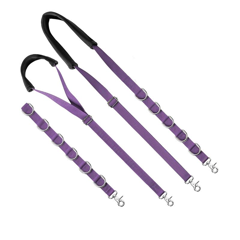

Dog Grooming Tool Kit- Belly Strap& Loops With For Table Arm Extender Clamp Bathing Restraint Leash Purpler фиолетовый