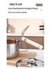 Multifunctional Kitchen Utensil & Pot Lid Holder: Removable, Anti-Scald Storage Rack for Spatulas and Spoons.