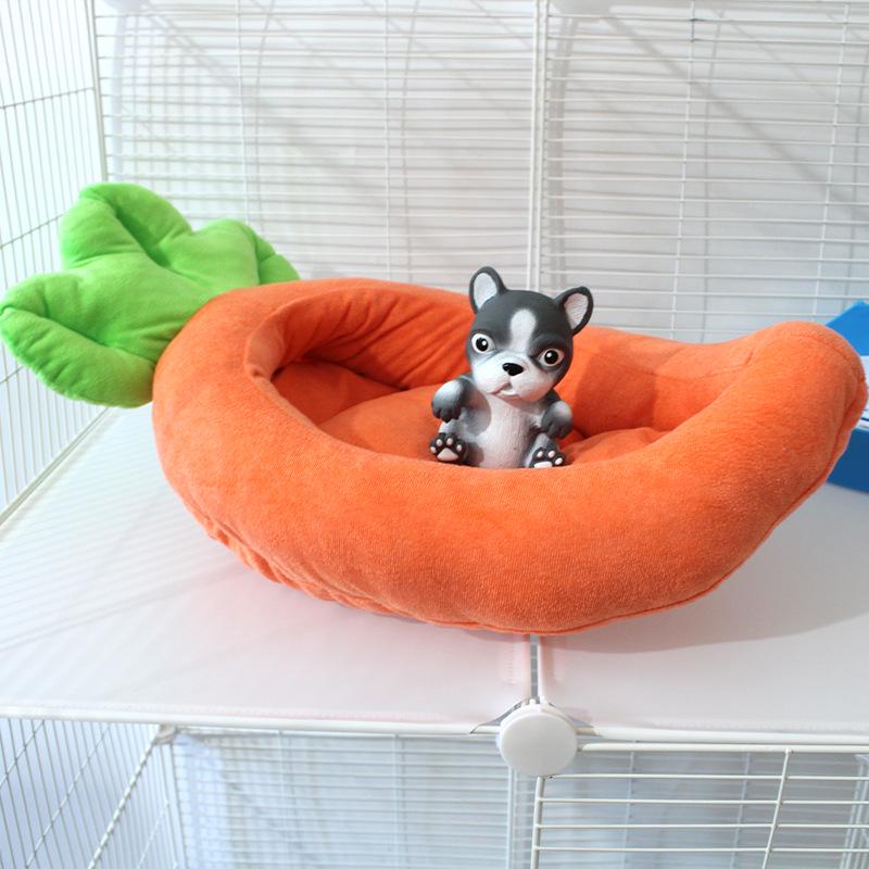 Autumn-Winter Warm Cartoon Pet Bed for Small Animals