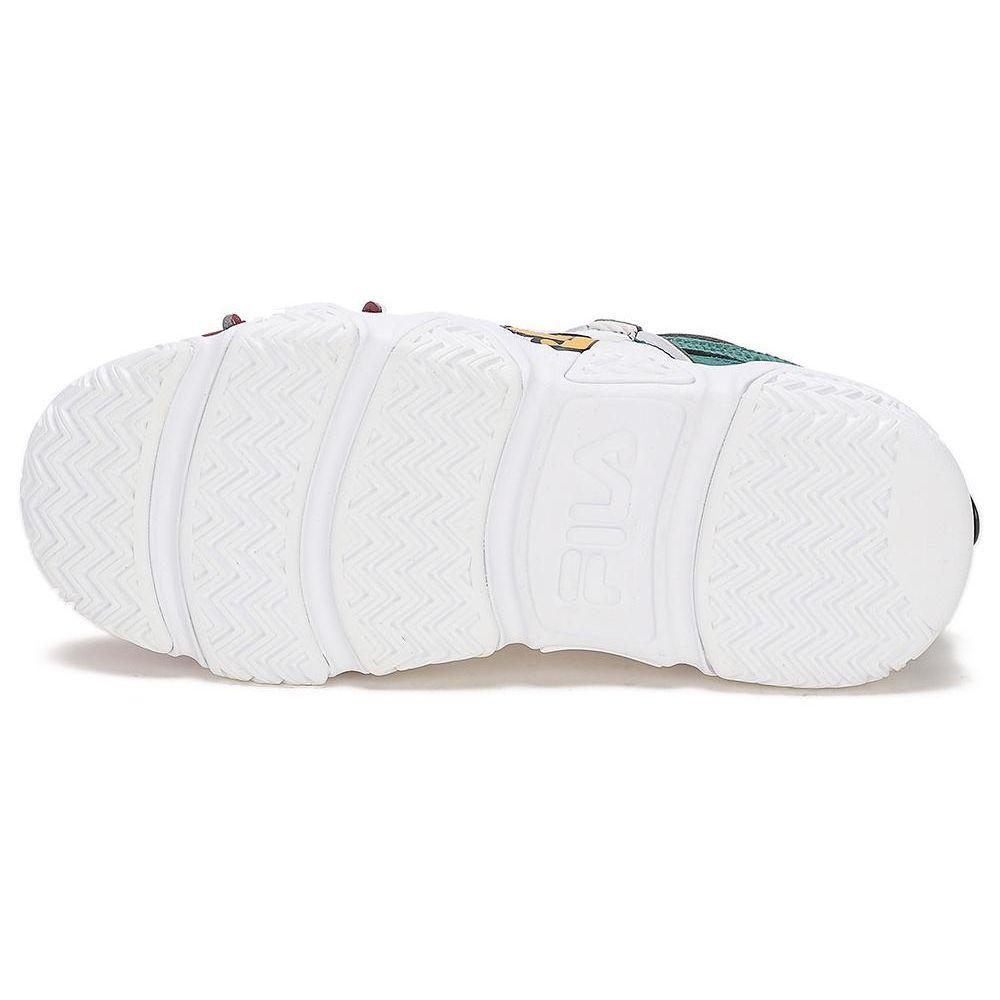 FILA Fusion Durable Breathable Low-Top Retro Basketball Shoes Women sneaker White Red T12W041202FWA