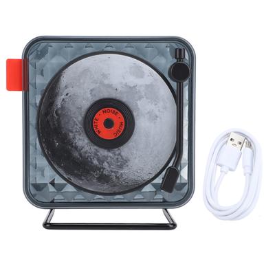 BT Vintage Høyttaler Hvit Støy Trådløs Stereo Høyttaler med Atmosfære Nattlys for Soverom Stue
