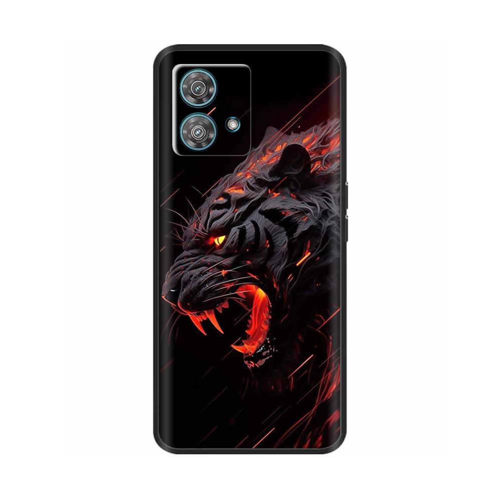 For Motorola Moto Edge 40 Neo Case Soft Silicone Flower Phone Back Cover For Motorola Edge 40 5G Cases Edge40 Neo Coque Fundas